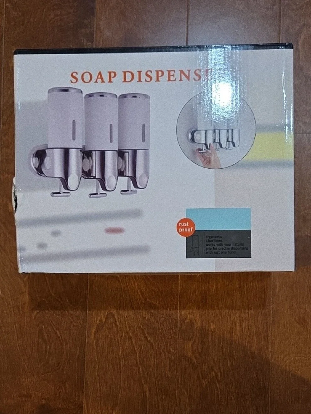 Wall-Mount Triple Soap Dispenser - Chrome